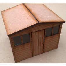 KS290403 O Gauge Apex Roof Shed scale 10ft x 8ft