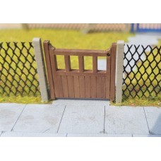 KS300203: O Scale 3ft Wooden Gate Set x2