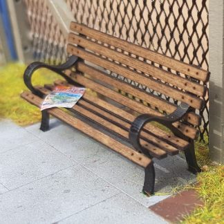 KS800203: O Scale 6ft Park Bench