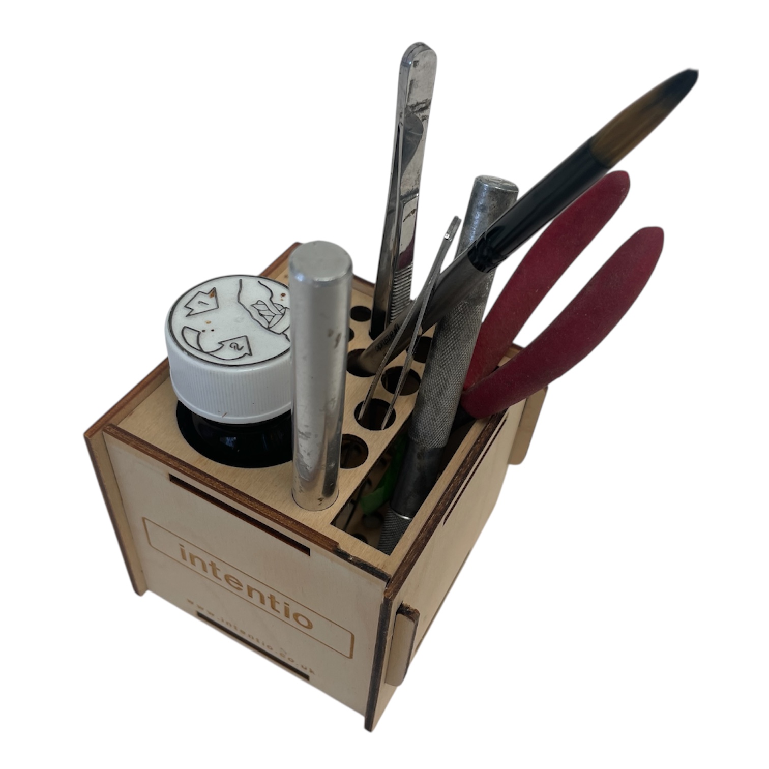 Brush, Glue & Tool Holder | Model Railway Workbench Organiser