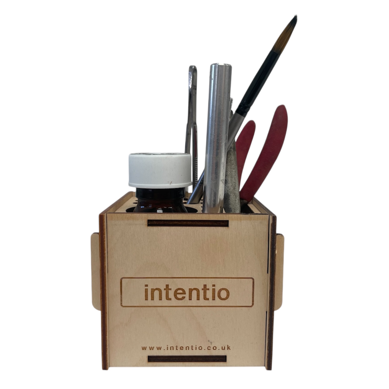 Brush, Glue & Tool Holder | Model Railway Workbench Organiser - Image 3